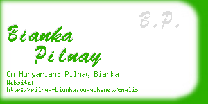 bianka pilnay business card